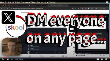 How To Auto-Bulk-DM Owners of Skool Groups on X (Twitter)