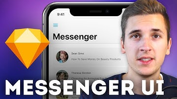 Messenger UI: iPhone X • Sketchapp Tutorial / Sketch Tutorial