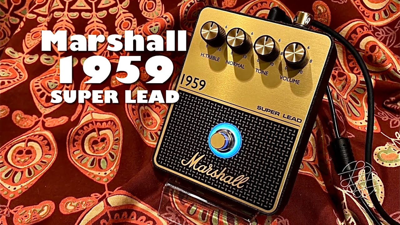 ギター Marshall 1959 SUPERLEAD DISTORTION PEDAL 1959 Overdrive Pedal - Guitar pedals | Marshall.com