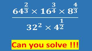 Why Most People Fail This Exponent Problem | The easiest way to simplify