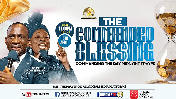 COMMANDING THE DAY MID NIGHT PRAYER|| THE COMMANDED BLESSING || 15-04-2025