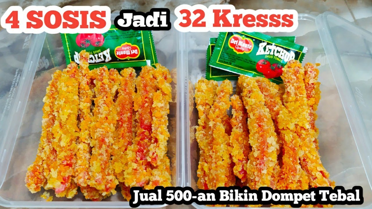 4 Sosis Jadi 32 Stik Jual 500 An Tetap Bikin Dompet Tebal Ide Jualan Laris Manis Youtube