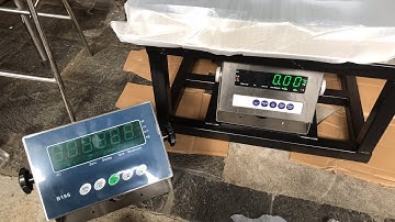Bench Scales Chair Type Calibrate with T30 Indicator | Hiệu chuẩn cân ghế ngồi với đầu cân T30