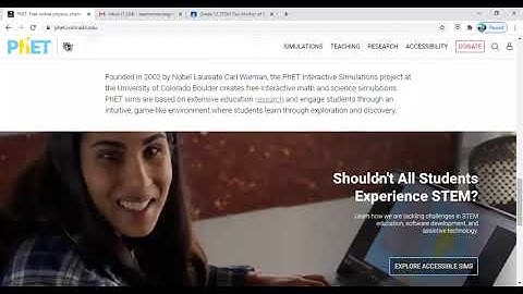 FUN ACTIVITIES! PhET Simulation for Science and Math