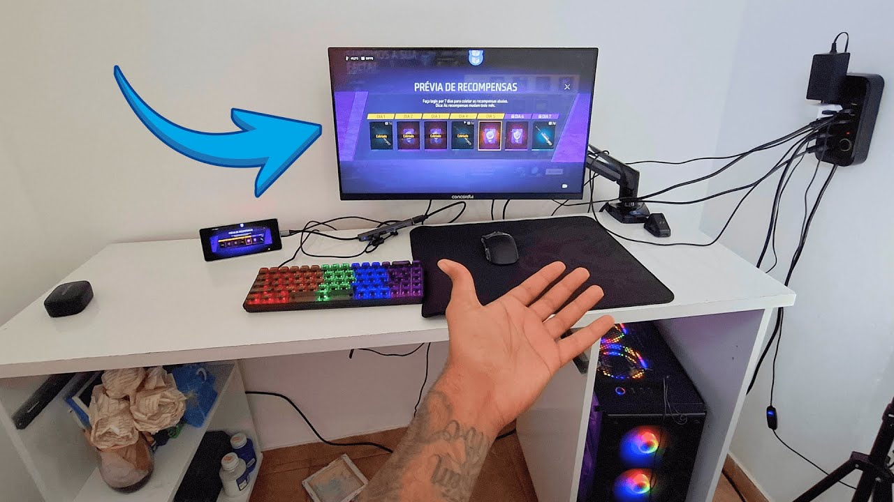 Transformei meu CELULAR em um PC com Teclado e Mouse - Setup Mobilador ...