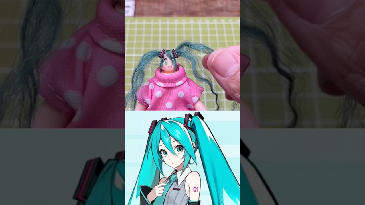 I Only Wanted to Fix Her Hair… Why Is She BALD Now?! 😭#hatsunemiku #shorts #fyp