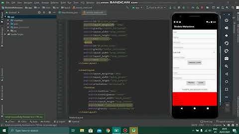 APLIKASI INPUT DATA DENGAN ANDROID STUDIO