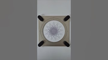 Geometric Sunburst #spirograph #mathart #गणित #arte #искусство #幾何学 #geometri #太陽アート