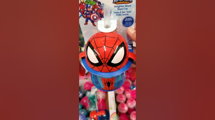 Spider-Man Weighted Straw Sippy Cup 🥤 #satisfying #shorts #amazing #short #asmr #sippycup