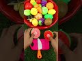 अद्भुत प्लास्टिक फल काटने का वीडियो ASMR / फल काटने की आवाज /Toy fruits cutting #shortvideo #shorts