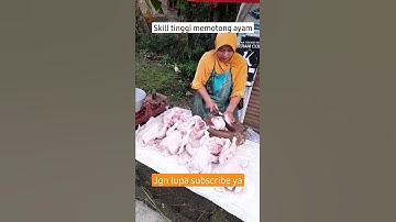Thumbnail of Cara memotong ayam ala penjual di pasar #ayam #boiler #makan