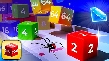 Relaxing Mobile Game. Chain Cube 2048 - Part #2 Android, iOS.