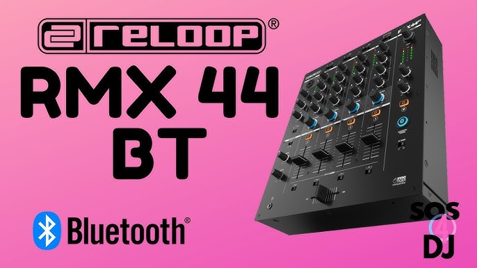 Reloop RMX-44BT table de mixage DJ Bluetooth 4 canaux