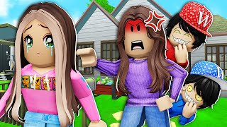 My Mom Adopted SPOILED TWINS.. They Got Me Kicked Out! (Roblox)