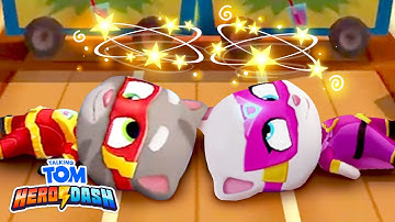 💥 OUCH! 💥 Super Fails in Talking Tom Hero Dash (New Gameplay)