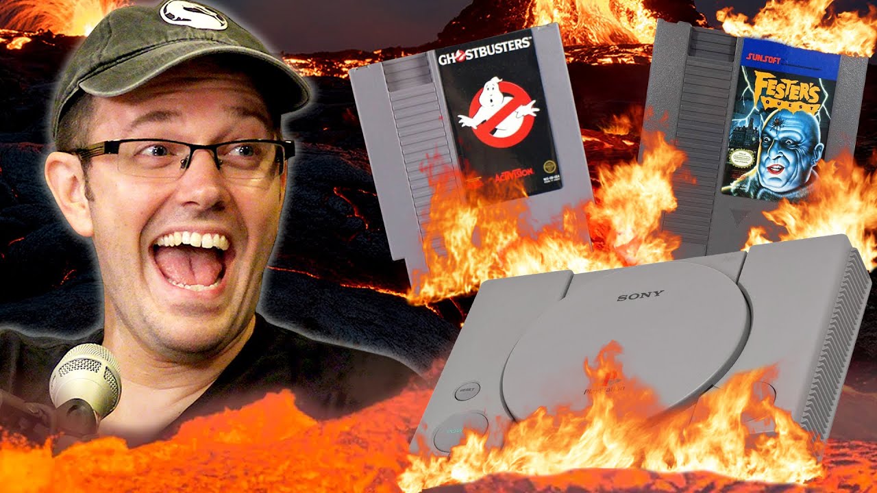 Why Destroy Video Games??? - Cinemassacre Podcast