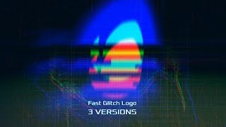 Fast Glitch Logo (After Effects project)