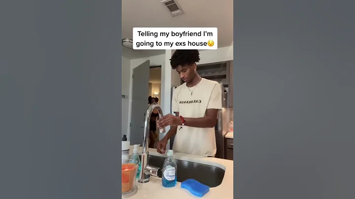 Telling my boyfriend I’m going to my ex’s house😳 #shorts