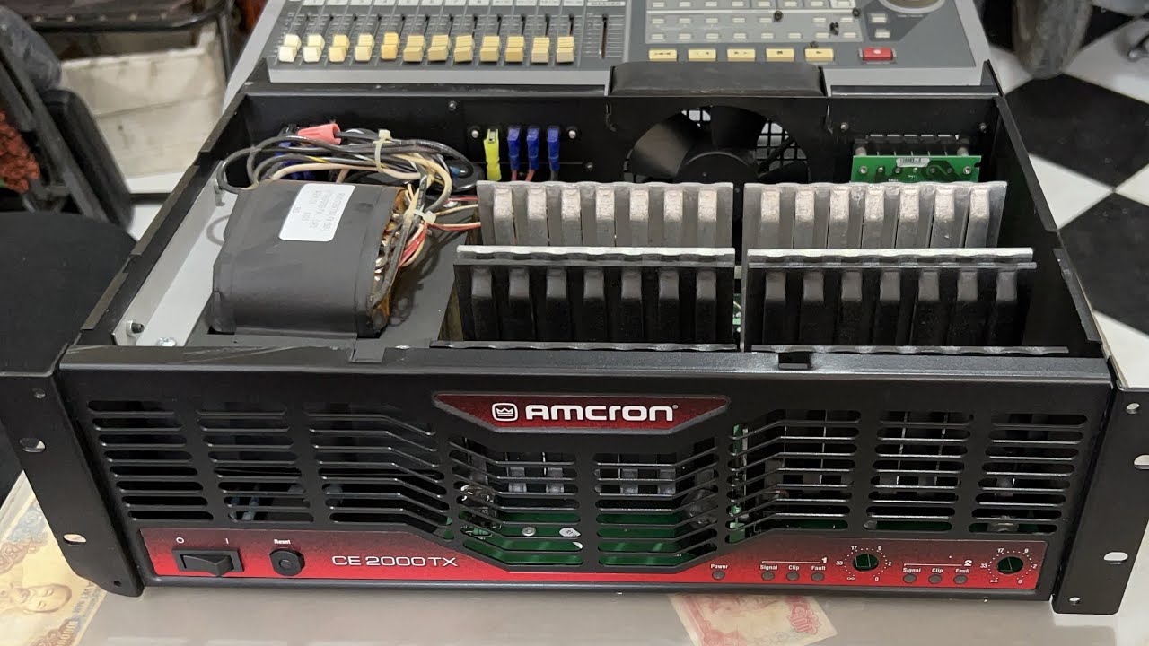 amcron CE2000TX ＃AMCRON/アムクロン CE2000TX パワーアンプ 音だしOK