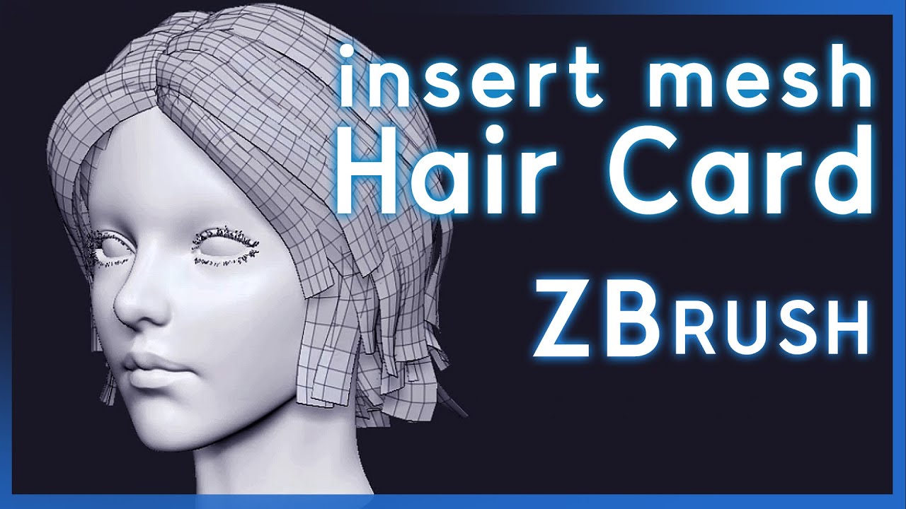 zbrush hair cards