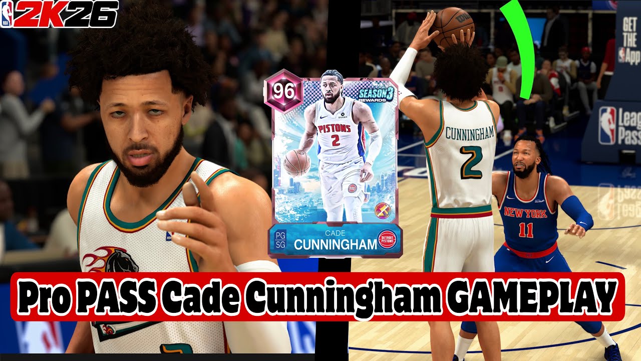 THE MOST DISSAPPOINTING PRO PASS CARD EVER, PD Cade Cunningham GAMEPLAY ...