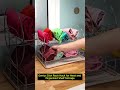 Trick thing Genius Dish Rack Hack for Neat and Organized Shelf Storage  #lifehacks #diy