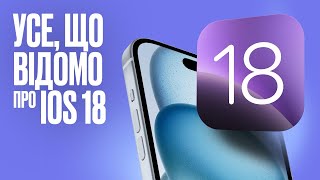 iOS 18 – Усе, що про неї відомо