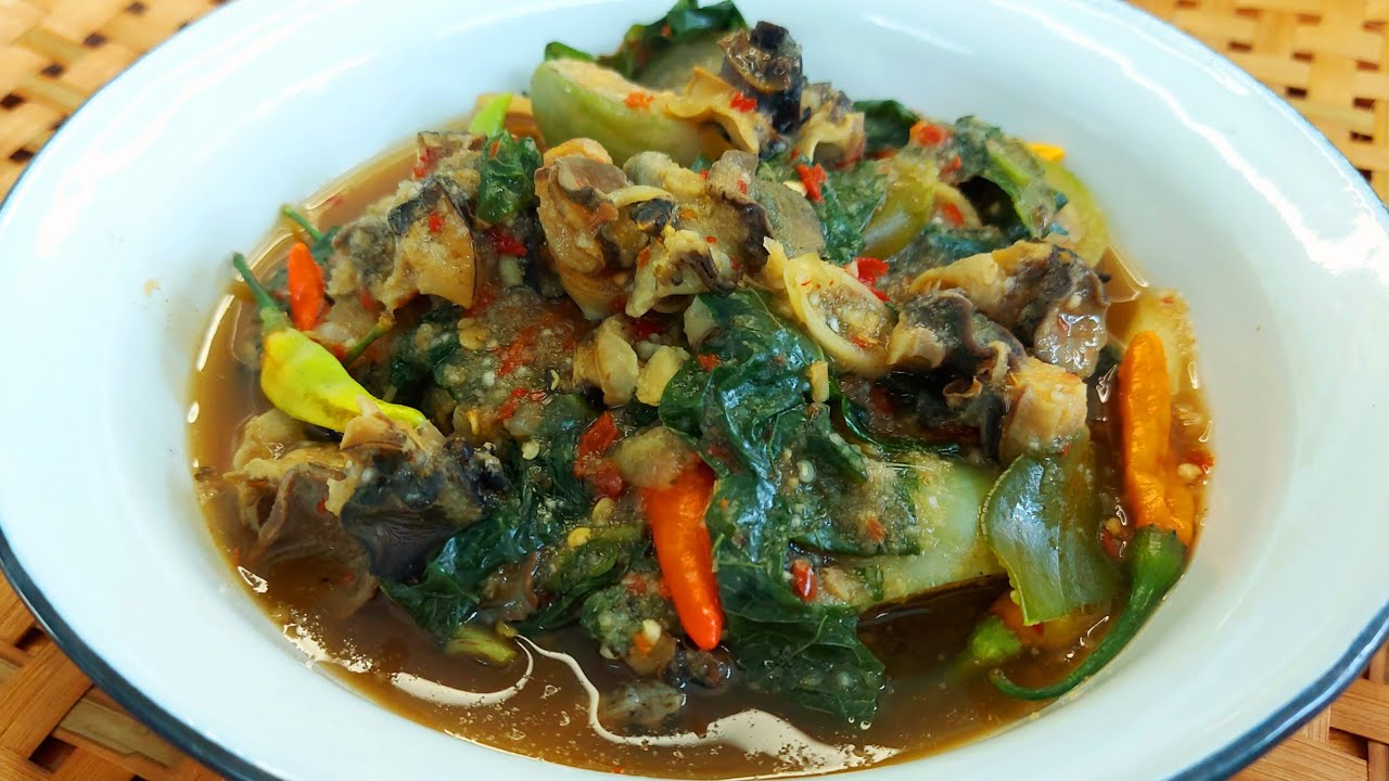 แจกสูตรอ่อมหอยเชอรี่ แกงอ่อมหอยเชอรี่แซ่บนัวแบบอีสาน/ครัวกัณฐมณี channel