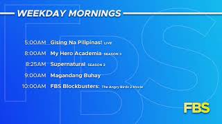 FBS Network - Schedule Bumper (Weekday Mornings) [OCT-5-2022]