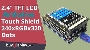 Arduino 2.4"TFT LCD Touch Shield w/ILI9341.Library for Mega/Due/Uno