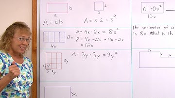 Writing and Simplifying Expressions 2: area