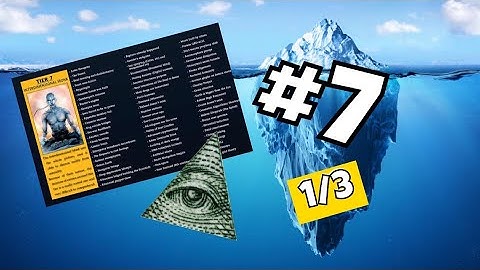 The Conspiracy Theory Iceberg Explained (Part 7 1/3)