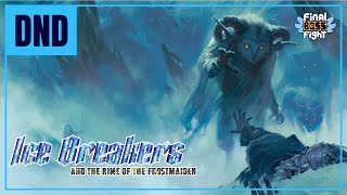 Rime of the Frostmaiden | Breaking the Ice on Ythryn | Episode 60
In this episode of Rime of the Frostmaiden, the Icebreakers delve into the long-lost Necropolis of Ythryn, uncovering the shattered grandeur of the fallen Netherese city buried beneath the Reghed Glacier. Their goal lies at the heart of the ruin—the central spire of Iriolarthas—but an arcane forcefield bars their path. As they search the city for answers, strange arcane constructs and echoes of the past stir in the icy halls. What secrets must they uncover to break through the magical ward and reach the spire’s forbidden knowledge? Time is running out, and the Frostmaiden’s shadow grows longer…
Subscribe to our YouTube channel!
We have a Discord Channel now! Take a look below for details!!
See more at http://www.finalbossfight.co.uk
Twitter: @FinalBossFight
Facebook: http://www.facebook.com/finalboss.fight1
Instagram: https://www.instagram.com/finalbossfight/
Discord: https://discord.gg/fqCmEBz
Merch! https://merch.streamelements.com/finalbossfightlive Rime of the Frostmaiden | Breaking the Ice on Ythryn | Episode 60