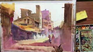 watercolor paint paper