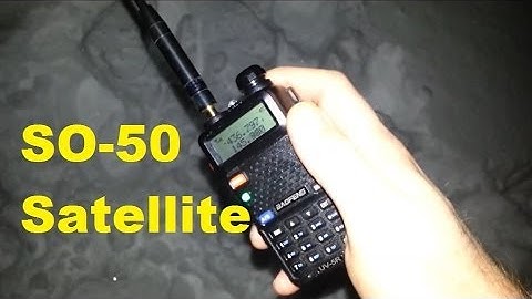 SO-50 Amateur Radio Satellite with Baofeng UV-5R Jan 2014