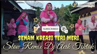 SENAM KREASI TERI MERI Slow Remix DJ ACIK TIKtok Voc. Lusiana Safara