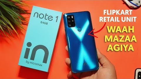 Micromax IN NOTE 1 Retail Unit Unboxing & Quick Review | New Stock Android Budget KING!! 🔥😱🔥