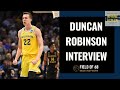 Duncan Robinson talks Michigan hoops, the NBA bubble, and The Heat Season | Go Blue with Stu