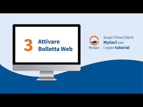 3) Attivare Bolletta Web