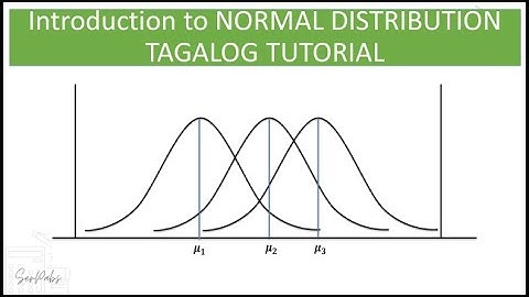 STATISTICS and PROBABILITY: INTRO TO NORMAL DISTRIBUTION - TAGALOG TUTORIAL