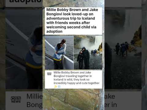 Video Millie Bobby Brown and Jake Bongiovi enjoy romantic Iceland trip.