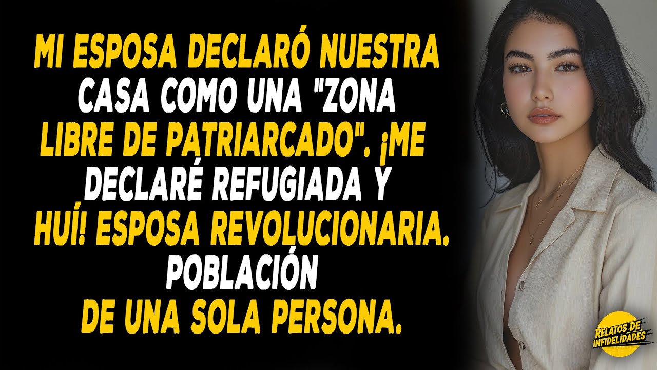 Mi Esposa Declaró Nuestra Casa Como Una “zona Libre De Patriarcado”; ¡yo Me Declaré Refugiado Y Huí!