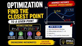 Find the Closest Point Using Optimization | Calculus