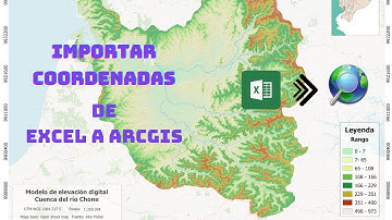Como importar coordenadas desde Excel a Arcgis