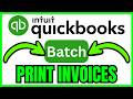 How To BATCH PRINT Invoices In QuickBooks Online (QUICK &amp; EASY) 2026