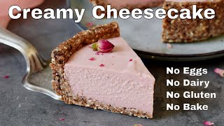 Vegan No-Bake Cheesecake (Gluten-Free, Refined Sugar-Free, Easy) screenshot 4