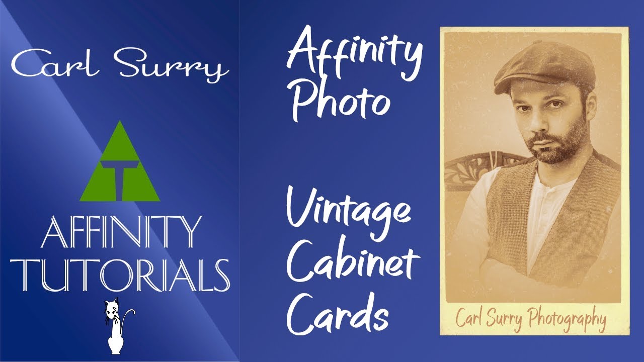 Affinity Photo - Vintage Cabinet Cards