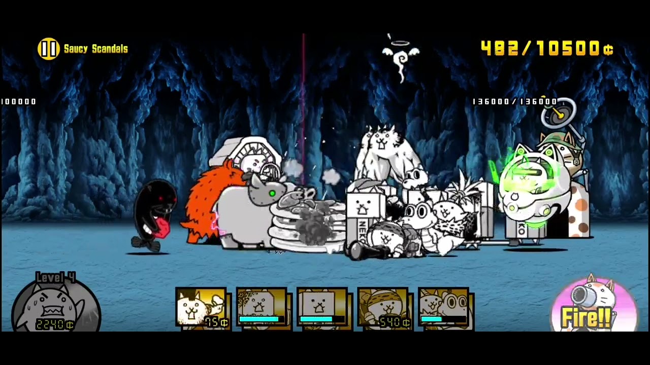 The Battle Cats Saucy Scandals YouTube