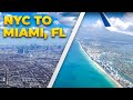 Full flight  laguardia airport new york city to miami international airport fl  delta 2100