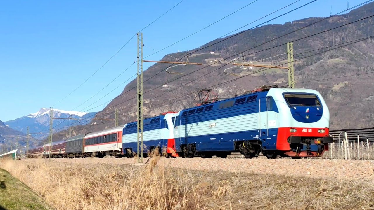 Treni INVERNALI sulla BRENNERO! Brennerbahn im Winter